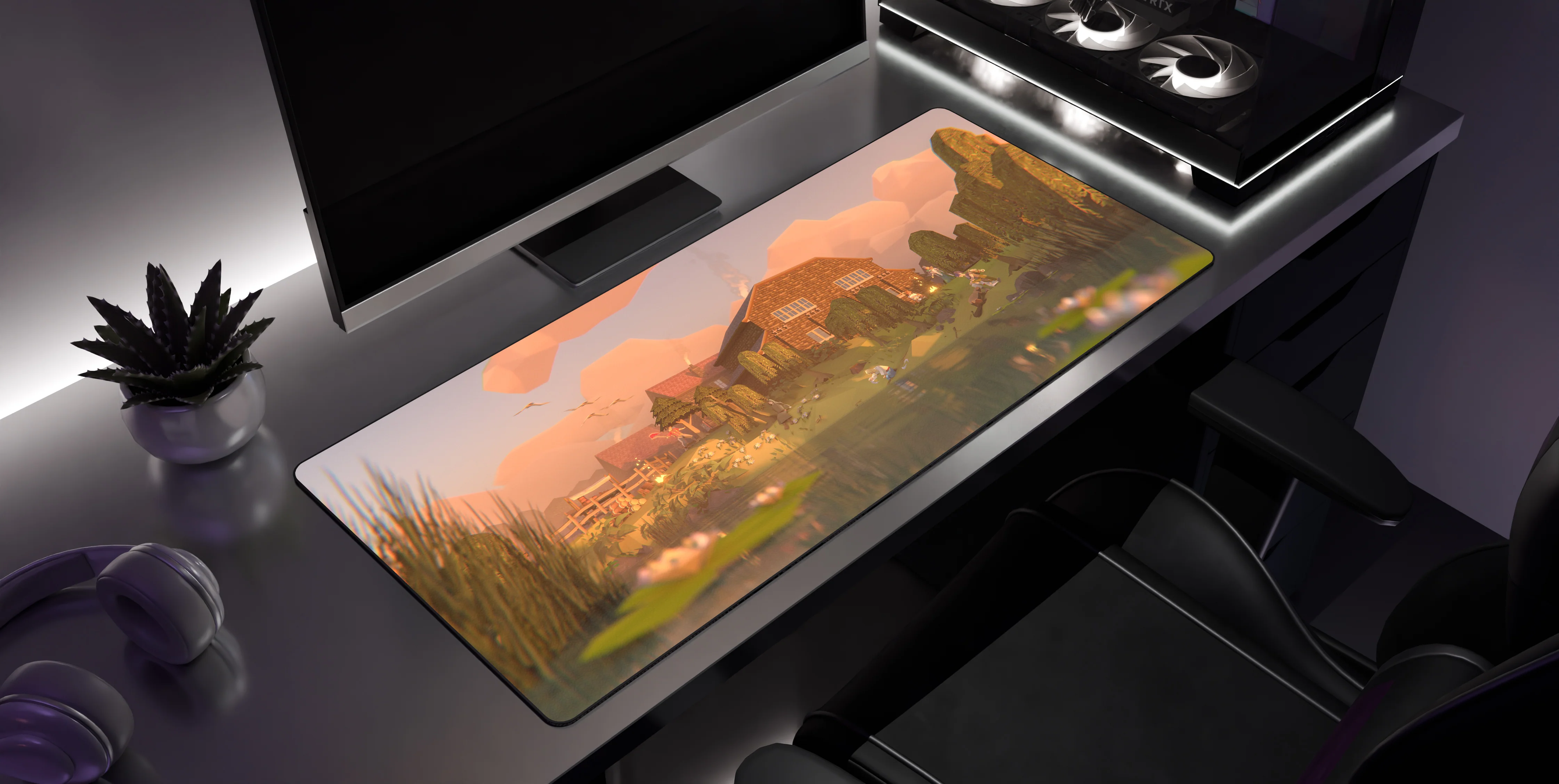 Just Chillin' - Desk Mat - Image 3